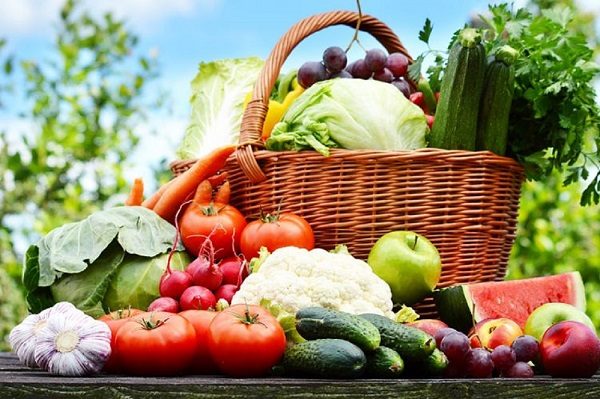 Panier, légumes de juin